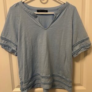 Tommy Hilfiger Light Blue Short Sleeve Top